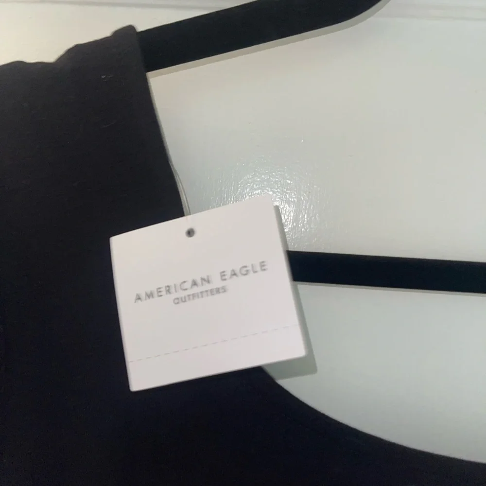 AE Knit Square Neck Drop Waist Mini Dress - Picture 5 of 5